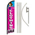 Clothing Sale Windless Banner Flag & Pole Kit - Flags Importer