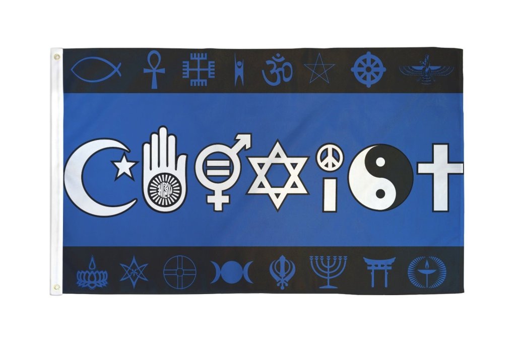 Coexist Flag 3x5ft Poly - Flags Importer