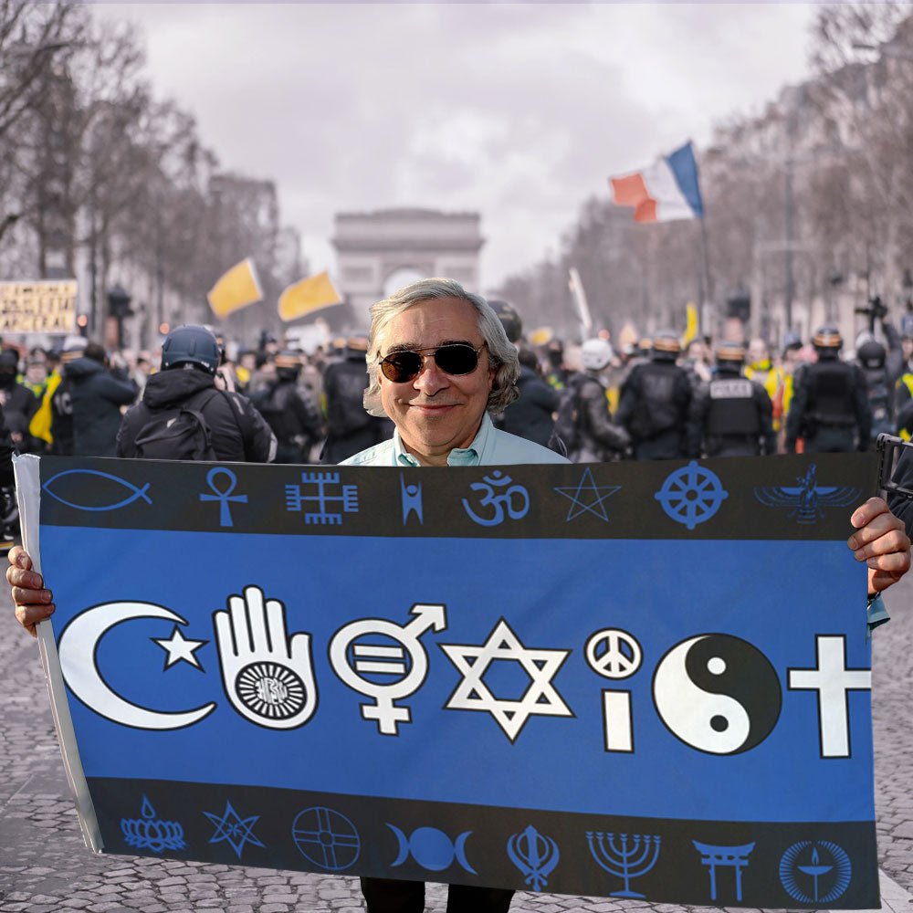 Coexist Flag 3x5ft Poly - Flags Importer