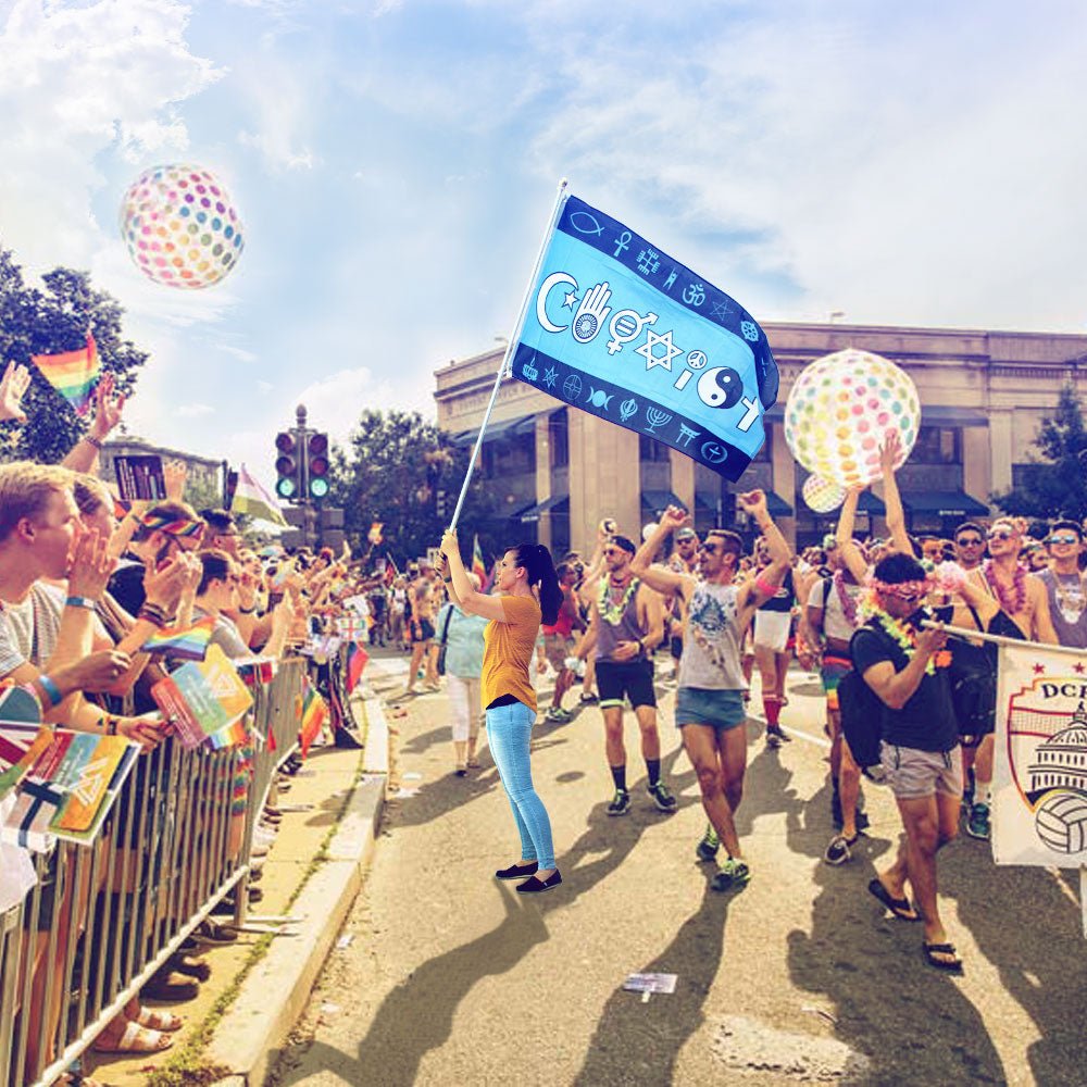 Coexist Flag 3x5ft Poly - Flags Importer