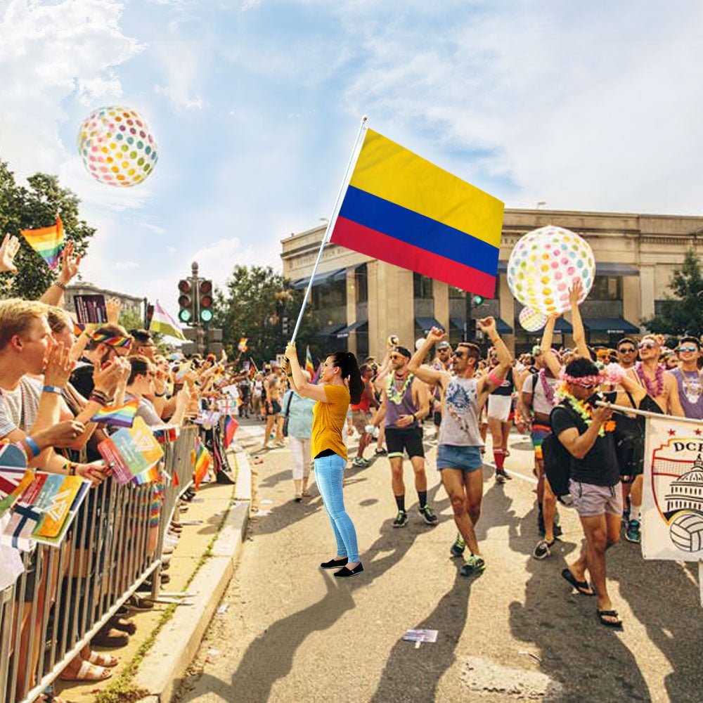 Colombia Flag 3x5ft Poly - Flags Importer