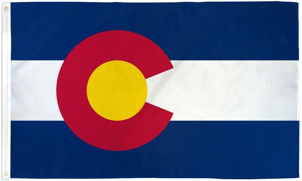 Colorado Flag 3x5ft Poly - Flags Importer