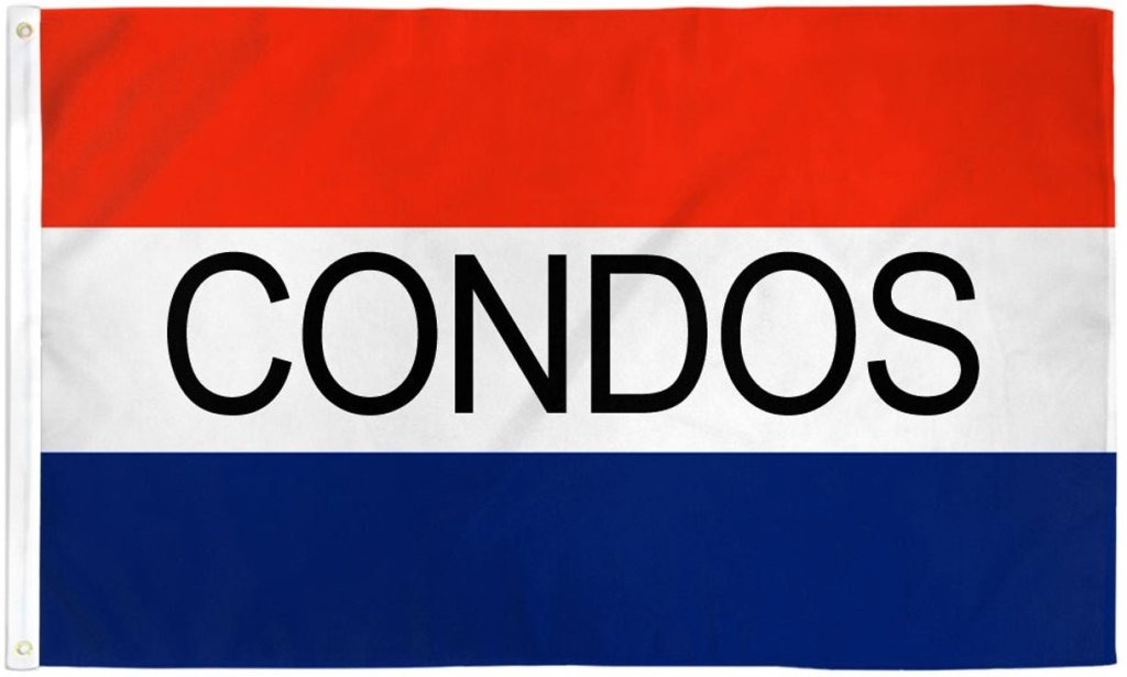 Condos Flag 3x5ft Poly - Flags Importer