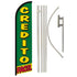 Credito Facil Windless Banner Flag & Pole Kit - Flags Importer