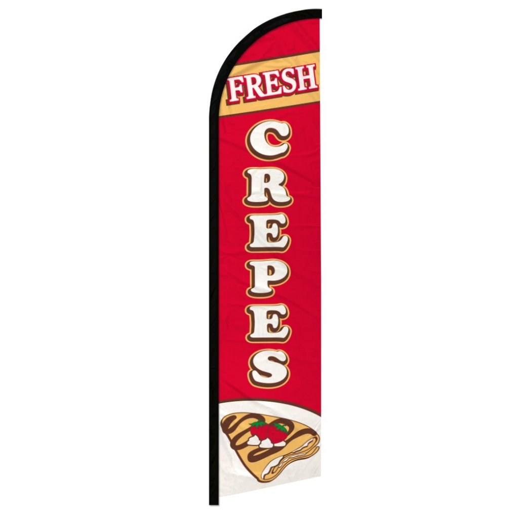 Crepes Windless Banner Flag - Flags Importer