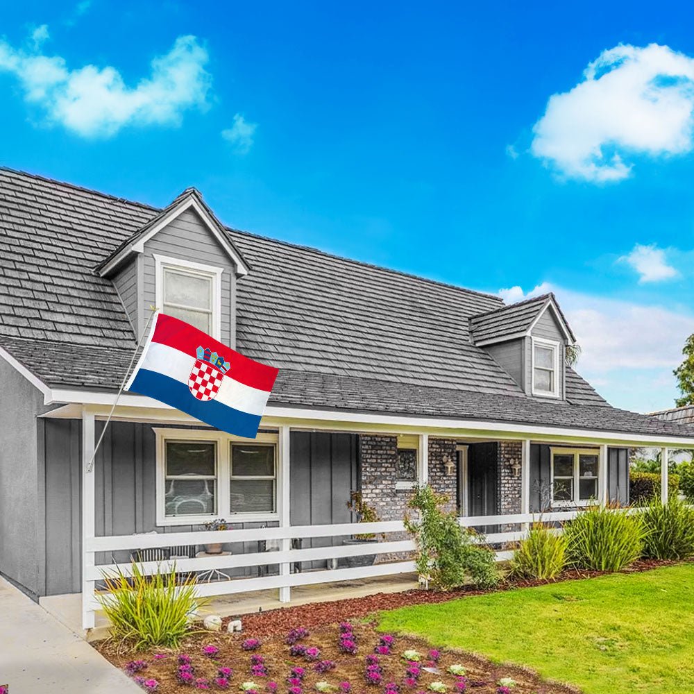 Croatia Flag 3x5ft Poly - Flags Importer