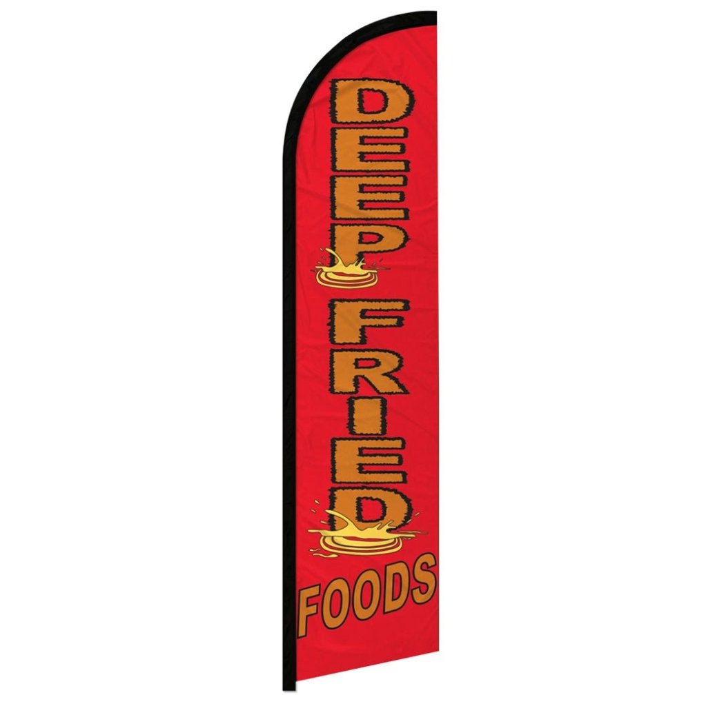 Deep Fried Foods Windless Banner Flag - Flags Importer
