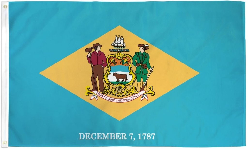 Delaware Flag 2x3ft Poly - Flags Importer