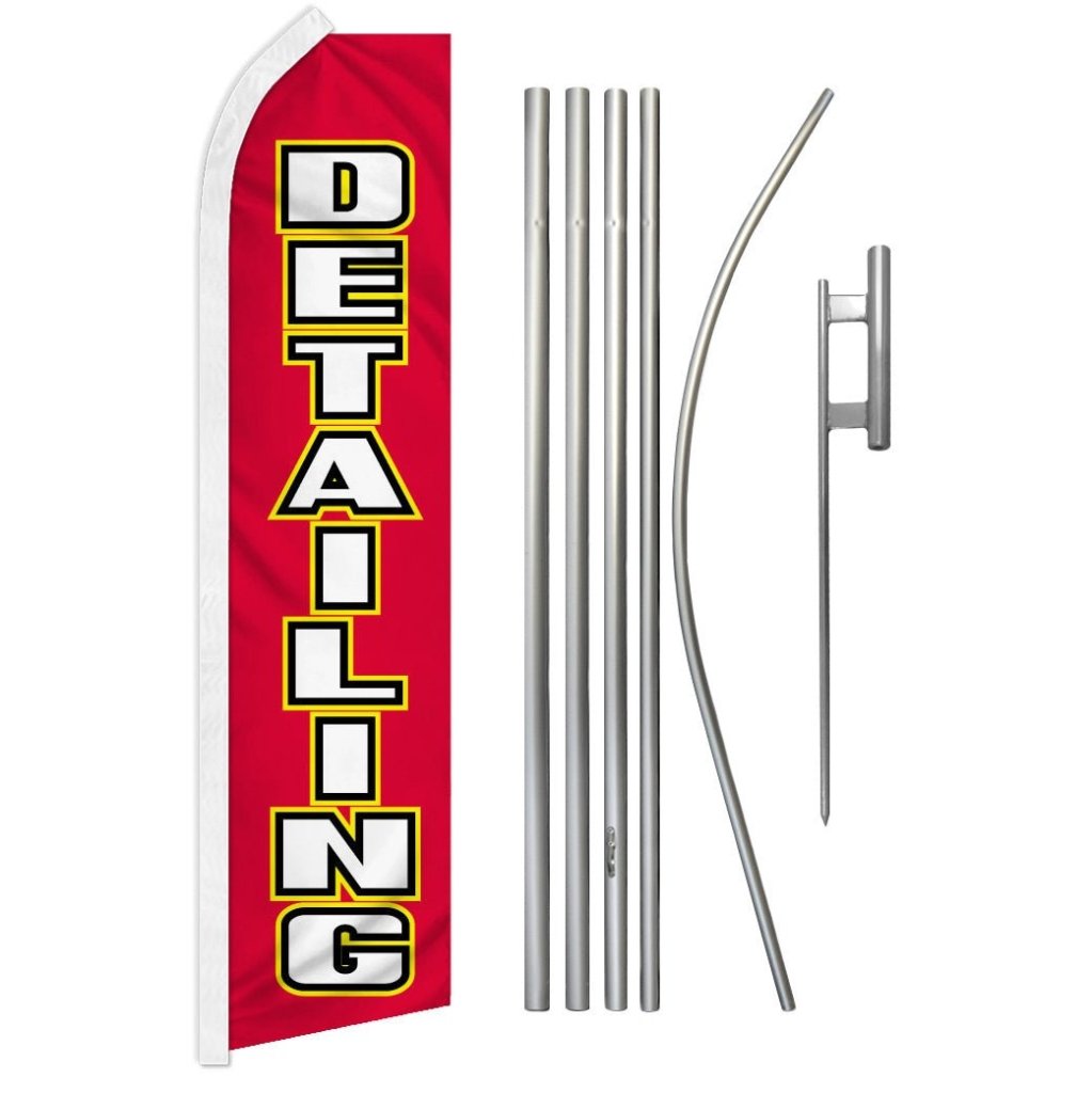 Detailing Super Flag & Pole Kit - Flags Importer