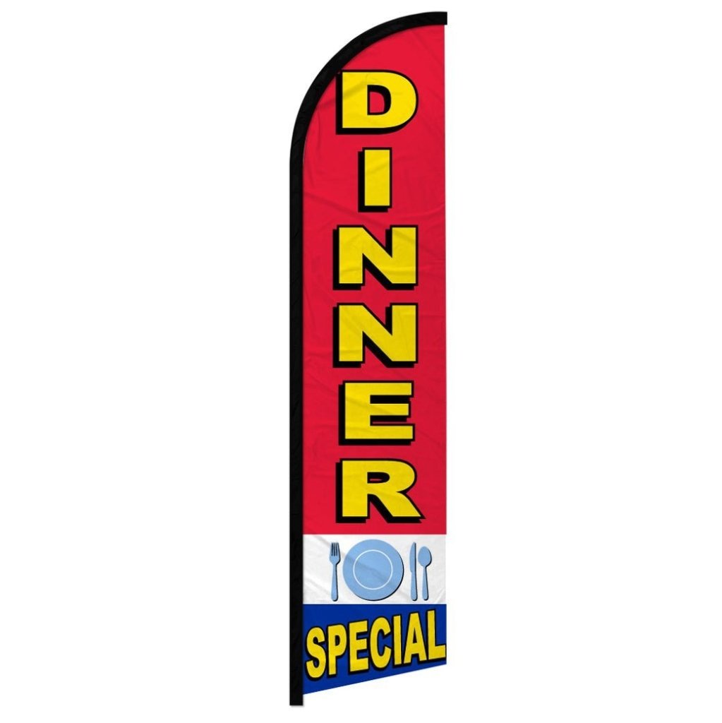 Dinner Special Windless Banner Flag - Flags Importer