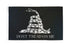 Don't Tread On Me Gadsden (Black) Flag 3x5ft Poly - Flags Importer