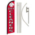 Dry Cleaners Windless Banner Flag & Pole Kit - Flags Importer
