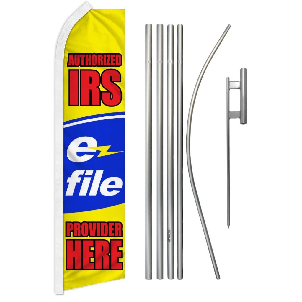 E - File Super Flag & Pole Kit - Flags Importer