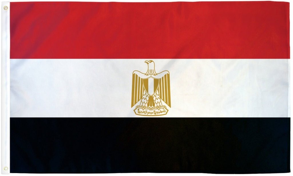 Egypt Flag 3x5ft Poly - Flags Importer