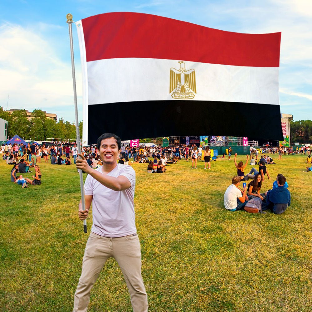 Egypt Flag 3x5ft Poly - Flags Importer