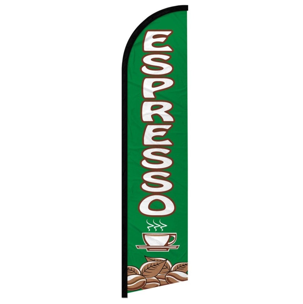 Espresso Windless Banner Flag - Flags Importer