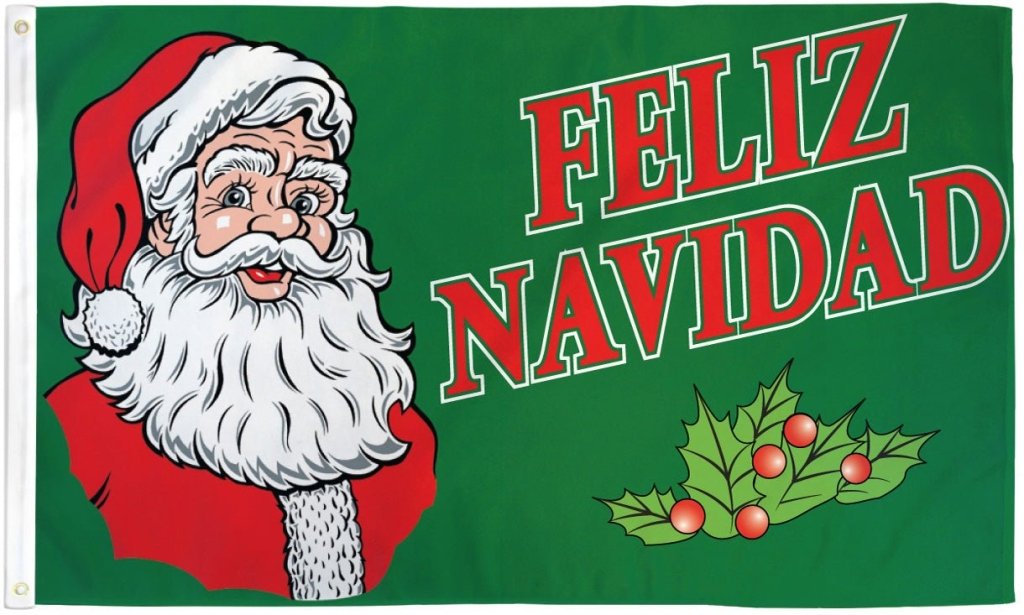 Feliz Navidad Flag 3x5ft Poly - Flags Importer