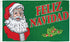Feliz Navidad Flag 3x5ft Poly - Flags Importer