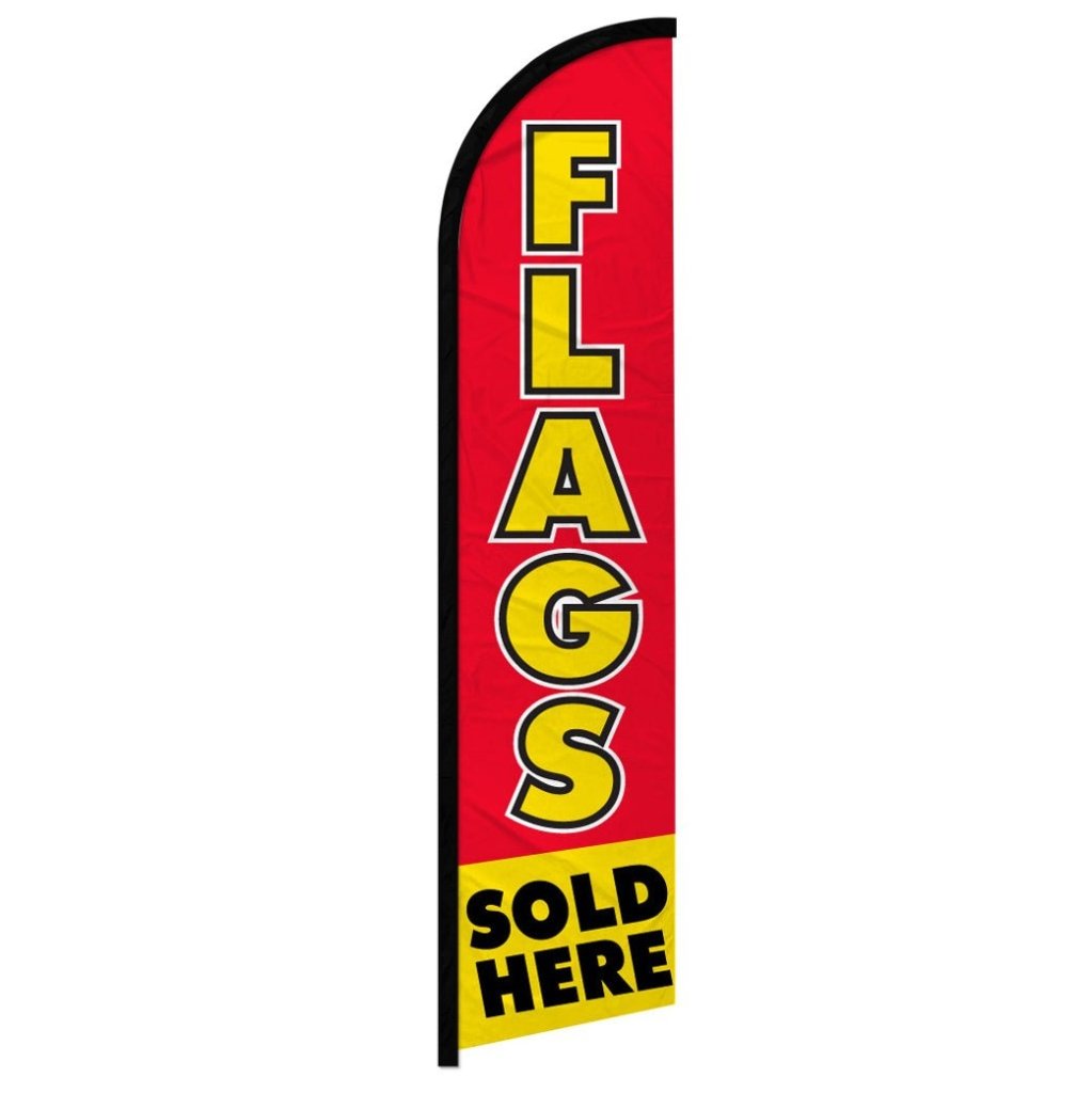 Flags Sold Here Windless Banner Flag - Flags Importer