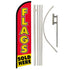 Flags Sold Here Windless Banner Flag & Pole Kit - Flags Importer