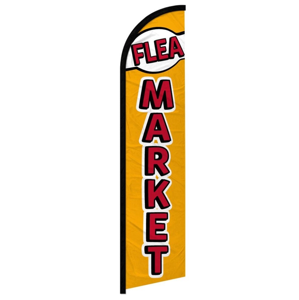 Flea Market Windless Banner Flag - Flags Importer