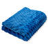 Blue Solid Color (Turtle Shell) Soft Plush 50x60in Blanket