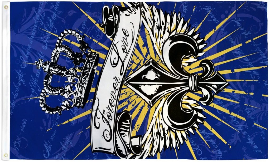 Forever Love Flag 3x5ft Poly - Flags Importer