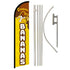 Frozen Bananas Windless Banner Flag & Pole Kit - Flags Importer