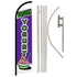 Frozen Yogurt Windless Banner Flag & Pole Kit - Flags Importer