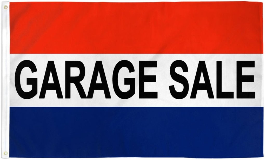 Garage Sale Flag 3x5ft Poly - Flags Importer