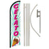 Gelato Windless Banner Flag & Pole Kit - Flags Importer