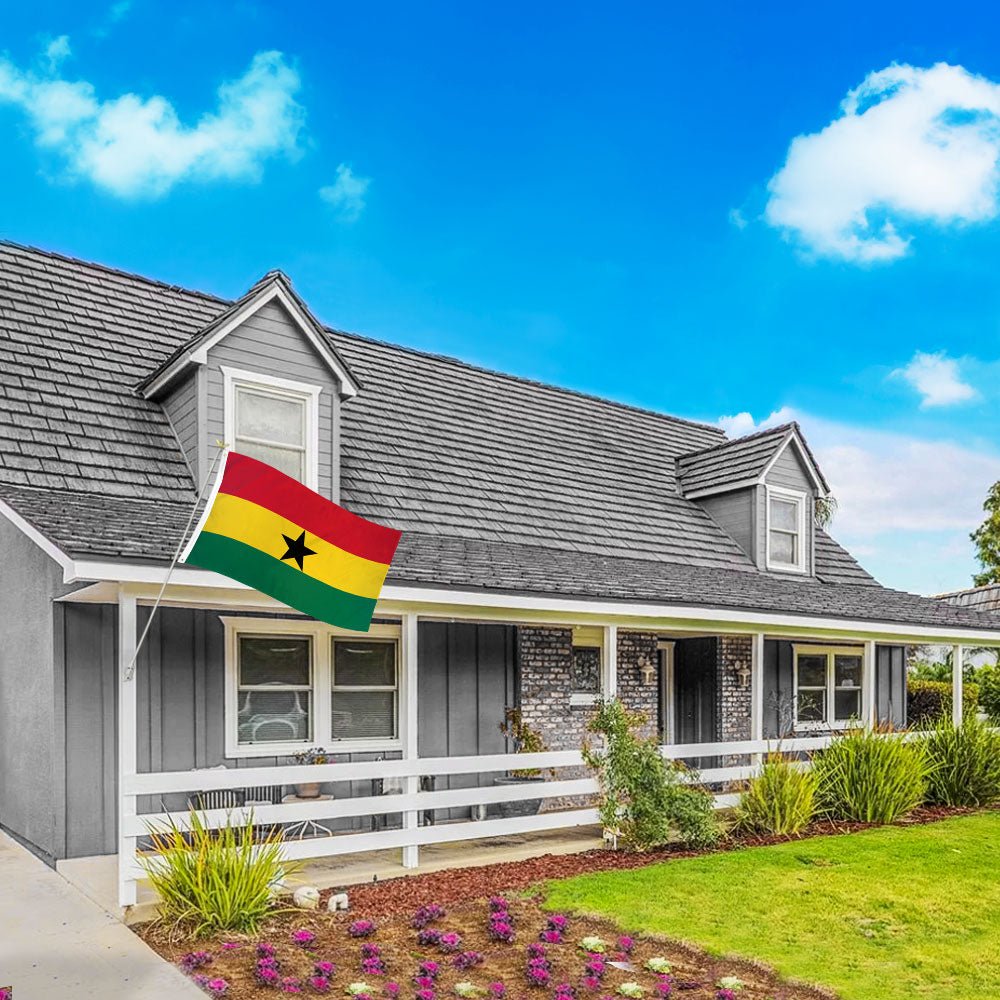 Ghana Flag 3x5ft Poly - Flags Importer