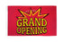 Grand Opening (Red & Yellow) Flag 3x5ft Poly - Flags Importer