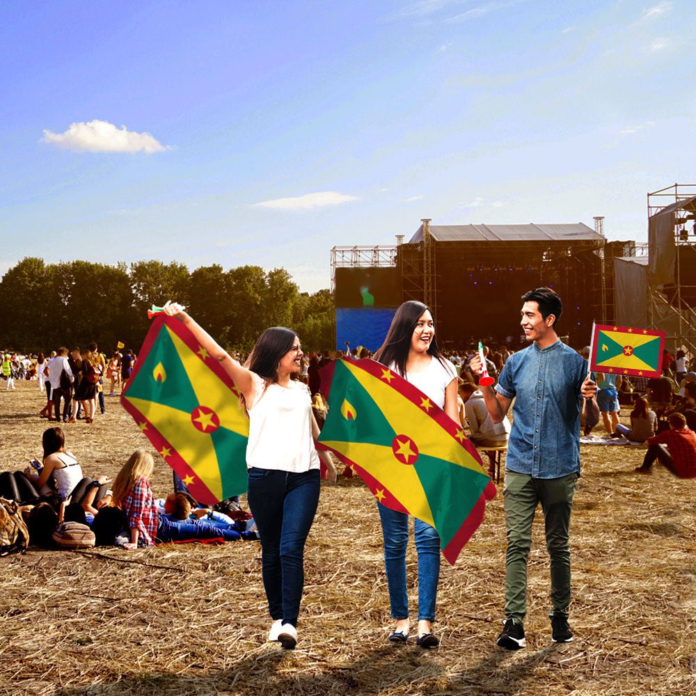 Grenada Flag 3x5ft Poly - Flags Importer