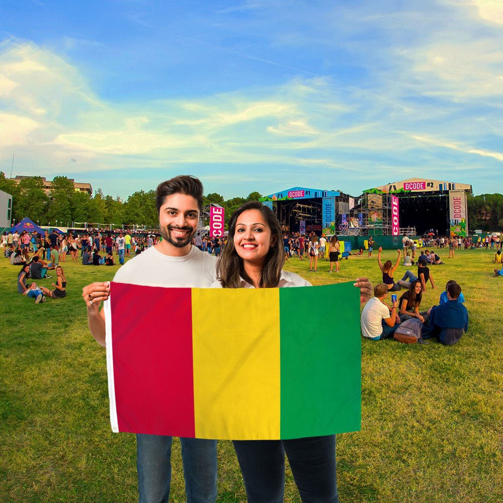 Guinea Flag 2x3ft Poly - Flags Importer
