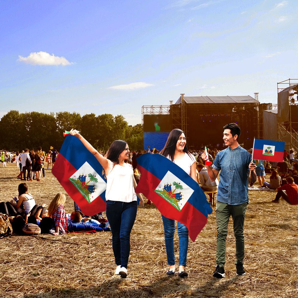 Haiti Flag 3x5ft Poly - Flags Importer