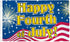 Happy 4th of July Flag 3x5ft Poly - Flags Importer