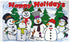 Happy Holidays (Snowmen) Flag 3x5ft Poly - Flags Importer