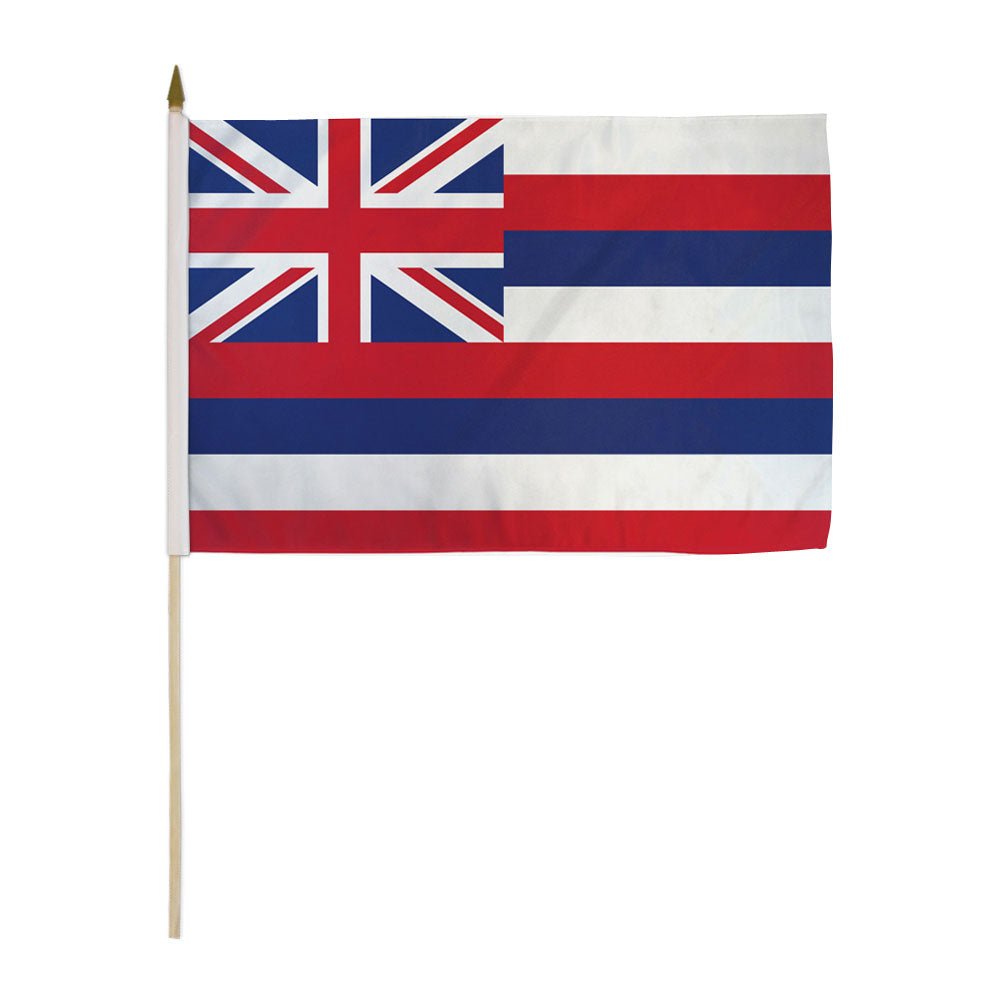 Hawaii 12x18in Stick Flag - Flags Importer