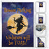 H&G Studios Broom Parking (Halloween) 12x18in Garden Flag - Flags Importer