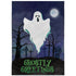 H&G Studios Ghostly Greetings (Halloween) 12x18in Garden Flag - Flags Importer