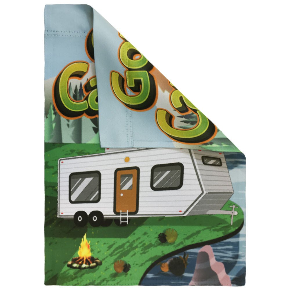 H&G Studios Gone Camping 12x18in Garden Flag - Flags Importer