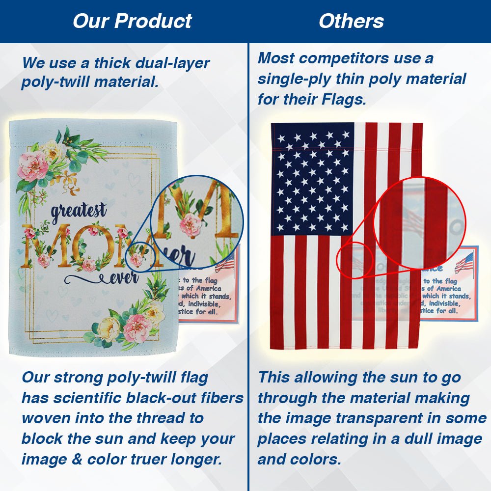 H&G Studios Greatest Mom Ever 12x18in Garden Flag - Flags Importer