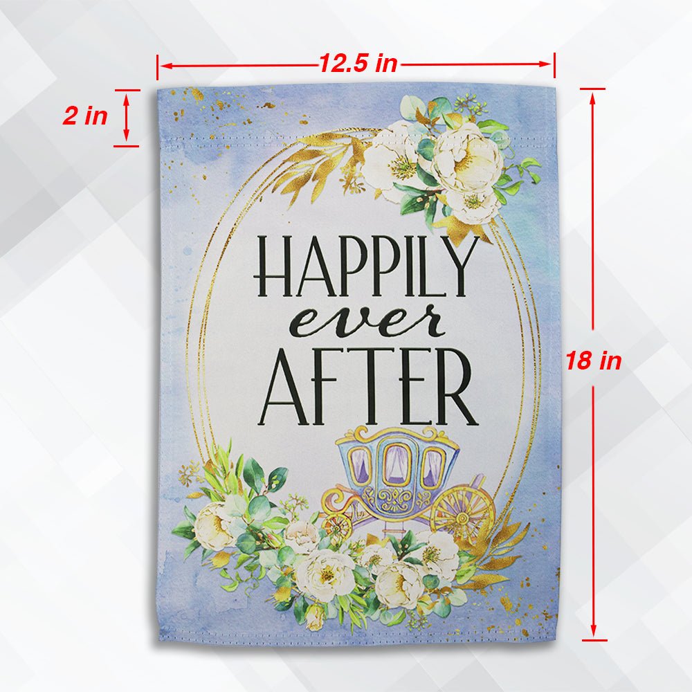 H&G Studios Happily Ever After (Fairy Tale) 12x18in Garden Flag - Flags Importer