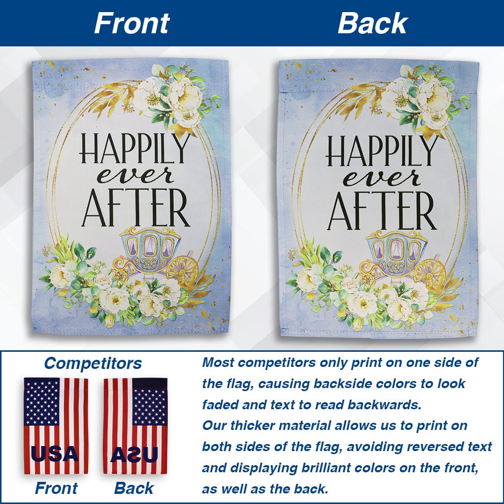 H&G Studios Happily Ever After (Fairy Tale) 12x18in Garden Flag - Flags Importer