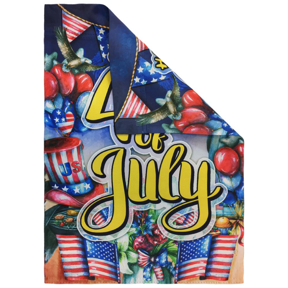 H&G Studios Happy 4th of July (Party) 12x18in Garden Flag - Flags Importer