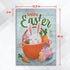 H&G Studios Happy Easter (Bunny) 12x18in Garden Flag - Flags Importer