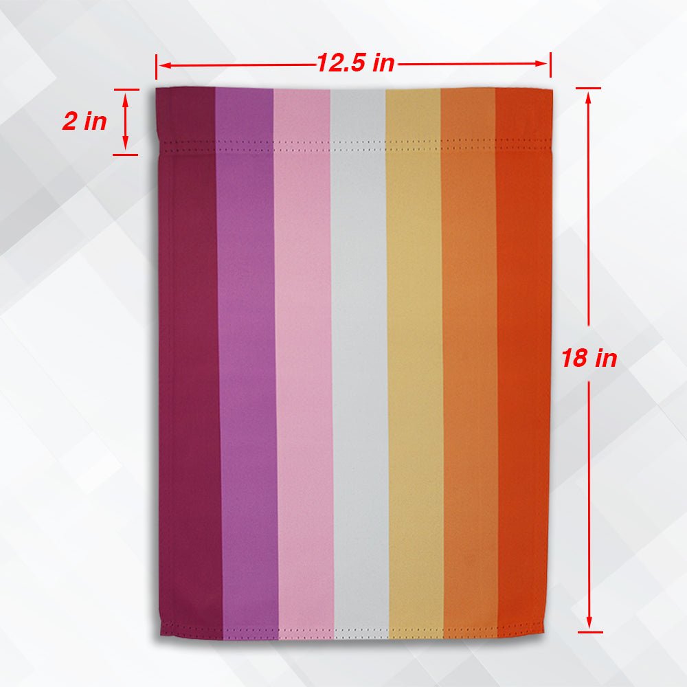 H&G Studios Lesbian (Sunset) 12x18in Garden Flag - Flags Importer