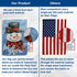 H&G Studios Let it Snow (Snowman) 12x18in Garden Flag - Flags Importer