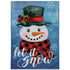 H&G Studios Let it Snow (Snowman) 12x18in Garden Flag - Flags Importer